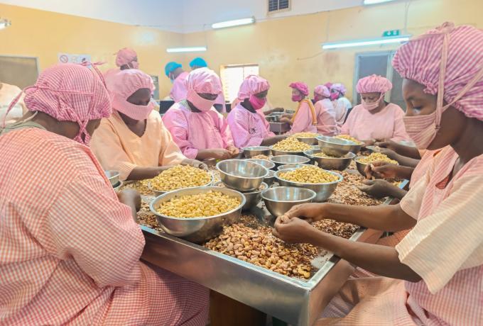 Des femmes fortement représentées dans l'unité de transformation de noix brutes de cajou à GEBANA